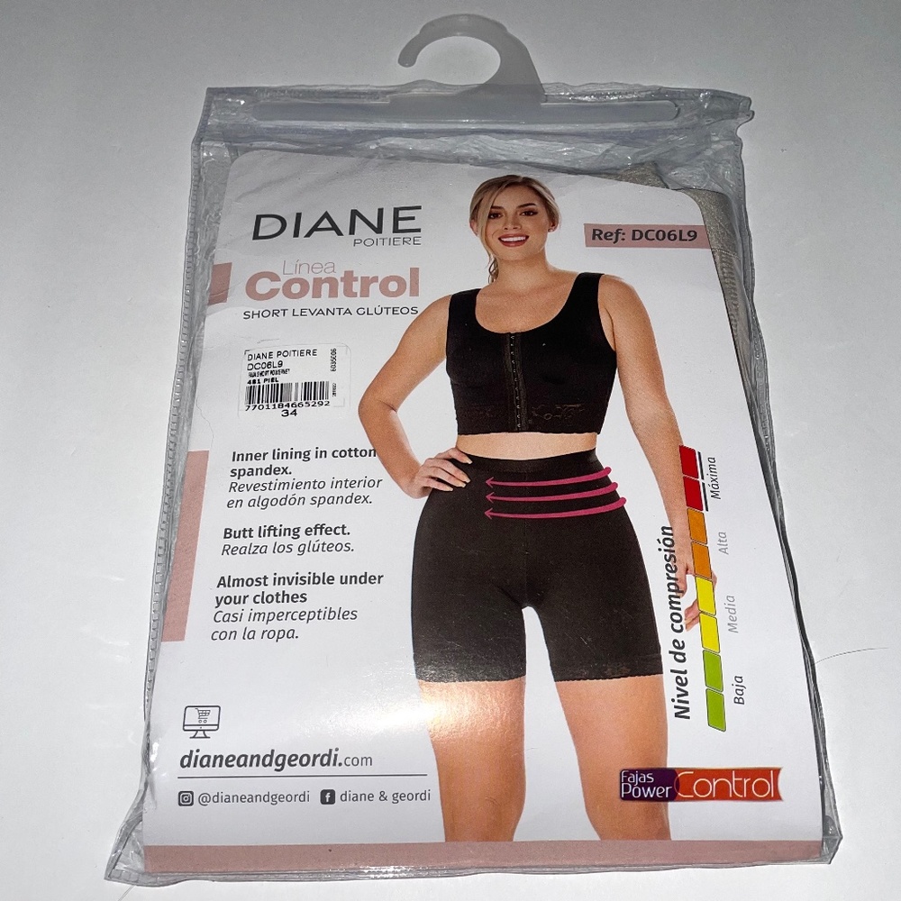Butt Lifting Shorts Beige  Size Small (34)